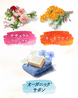ナチュラルフローラル キンモクセイ オーガニックサボン※