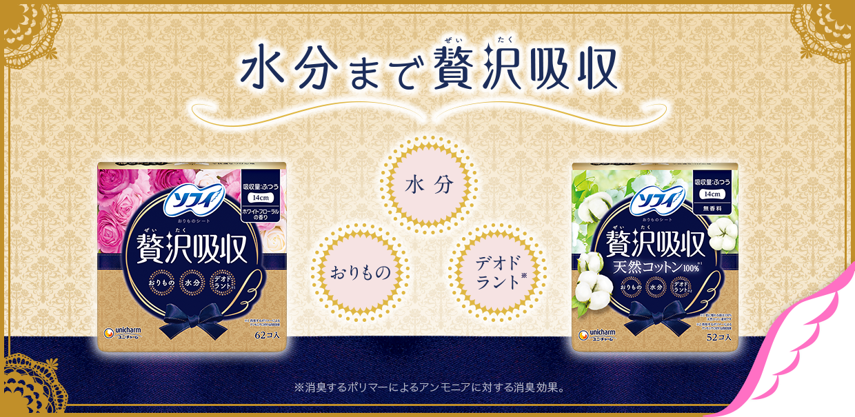 ソフィKiyora 贅沢吸収