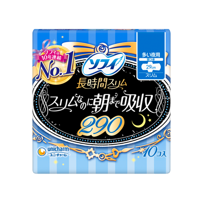 ソフィ長時間スリム　羽つき29cm