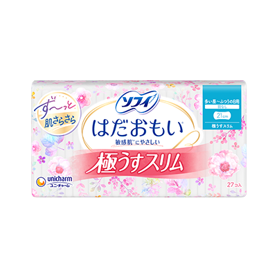 ソフィはだおもい&reg;極うすスリムタイプ　極うすスリム　多い昼用　羽なし21cm