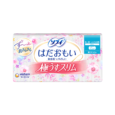 ソフィはだおもい&reg;極うすスリムタイプ　極うすスリム　多い昼用　羽なし21cm