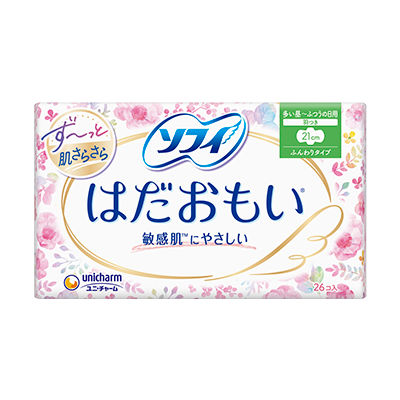 ソフィはだおもい&reg;ふんわりタイプ　多い昼用　羽つき21cm