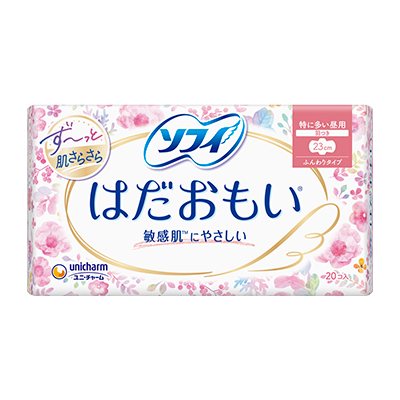 ソフィはだおもい&reg;ふんわりタイプ　特に多い昼用　羽つき23cm