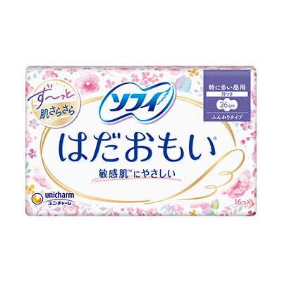 ソフィはだおもい&reg;ふんわりタイプ　特に多い昼用　羽つき26cm