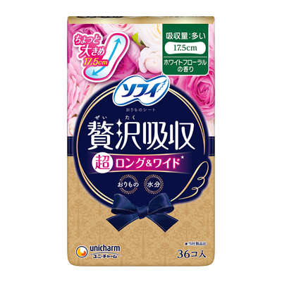 ソフィKiyora 贅沢吸収 ホワイトフローラルの香り 多い