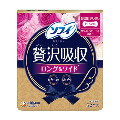 ソフィKiyora 贅沢吸収 ホワイトフローラルの香り 少し多い