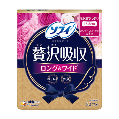 ソフィKiyora 贅沢吸収 ホワイトフローラルの香り 少し多い